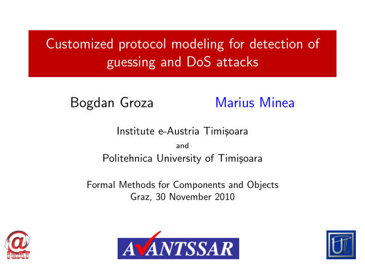 customized protocol modeling for detection of guessing