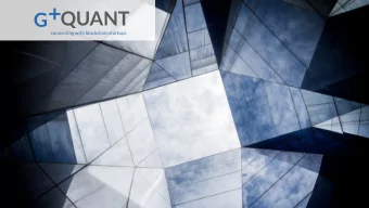 INTRODUCTION  G+QUANT is an expert group that  quantifies then accelerates the  gravitational force