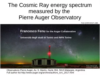 The Cosmic Ray energy spectrum  measured by the  Pierre Auger Observatory  PoS (ICRC2017) 486