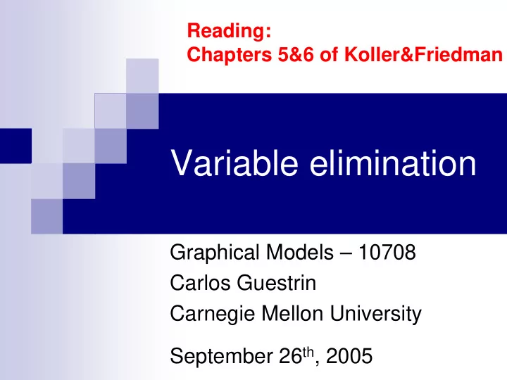 variable elimination