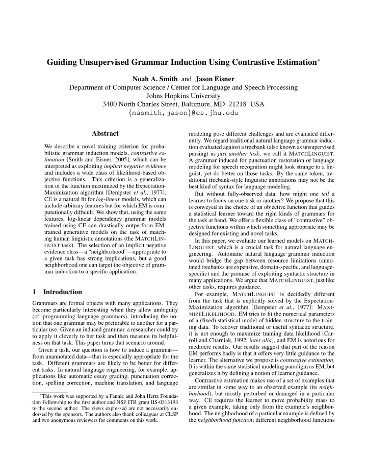 2 implicit negative evidence