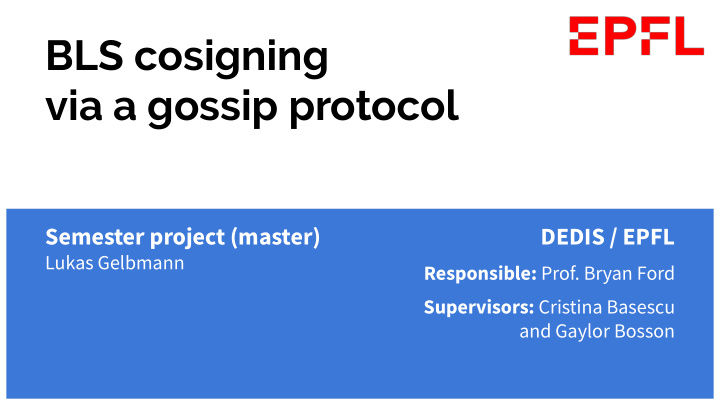 bls cosigning via a gossip protocol