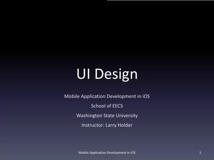 ui design
