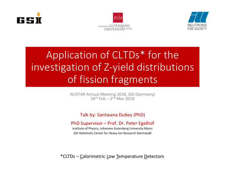 application of cltds for the investigation of z yield