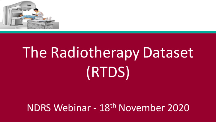 the radiotherapy dataset