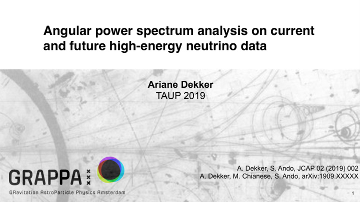 angular power spectrum analysis on current and future