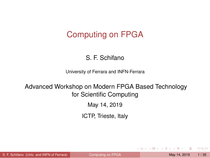 computing on fpga