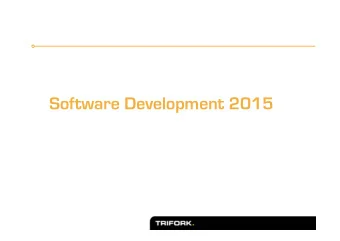 Software Development 2015  Funny Predictions  Stocks have reached what looks like a permanently