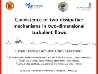 C  o  e  x  i  s  t  e  n  c  e  o  f  t  w  o  d  i  s  s  i  p  a  t  i  v  e  me  c  h  a  n  i