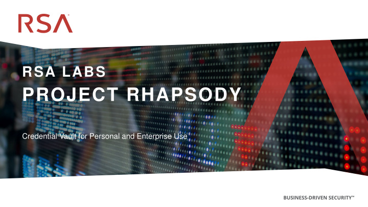 project rhapsody