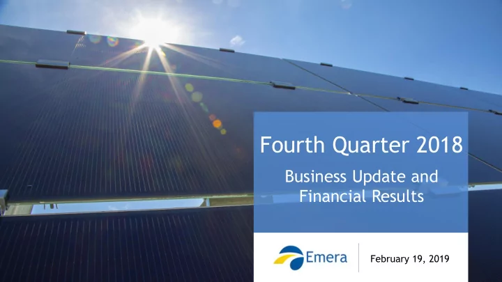 fourth quarter 2018