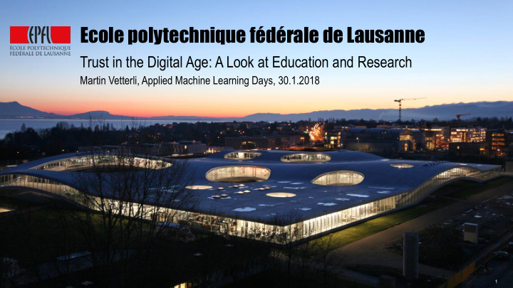 ecole polytechnique f d rale de lausanne