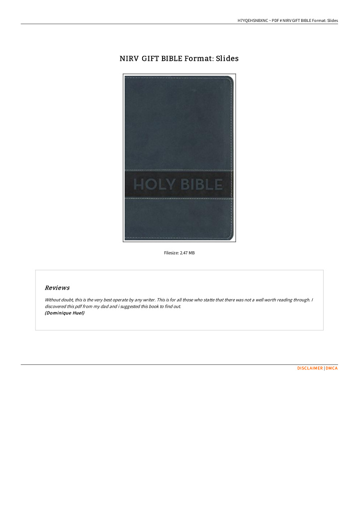 nirv gift bible format slides nirv gift bible format