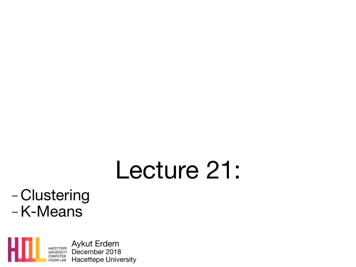 lecture 21
