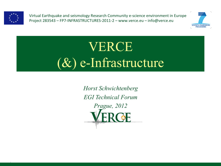 verce e infrastructure