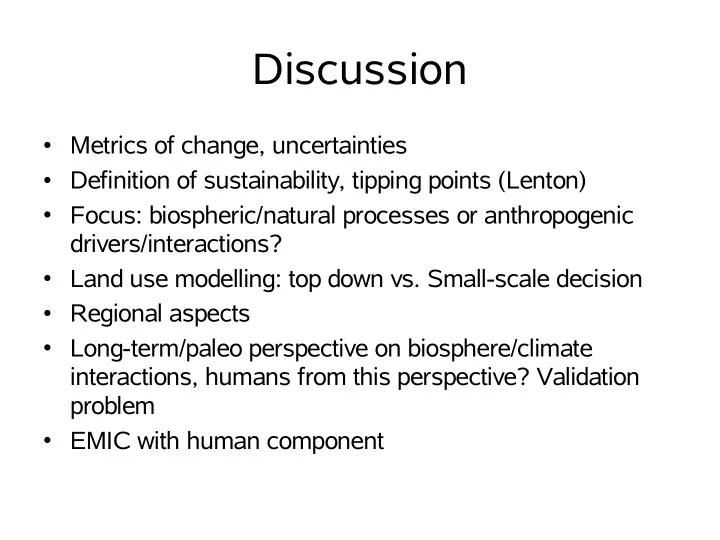 discussion