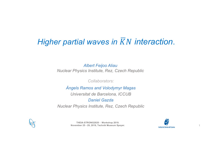 higher partial waves in