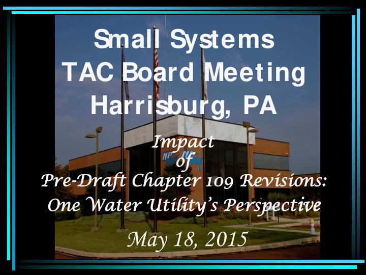 may 18 2015 presenter dan preston professional engineer