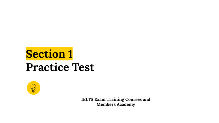 section 1 practice test