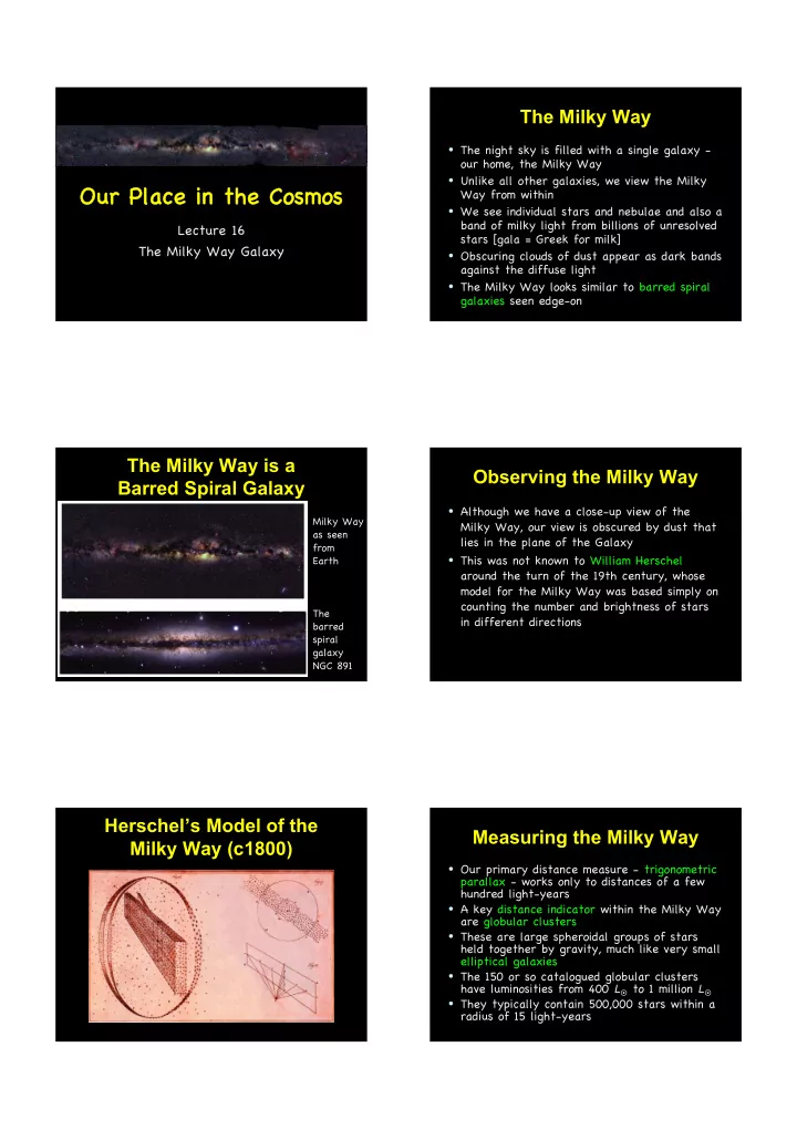 our place our place in in the the cosmos cosmos