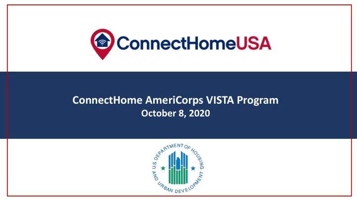 connecthome nation webinar