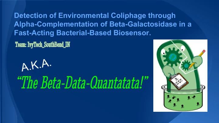 the beta data quantatata water serves many purposes it is