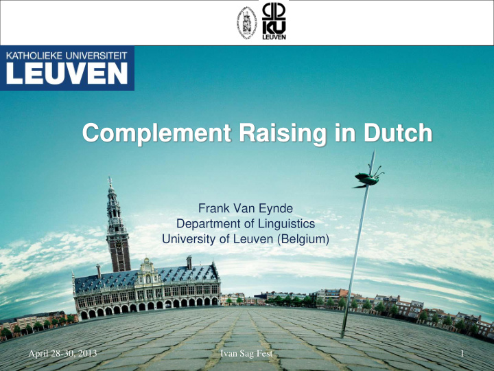 complement raising in dutch