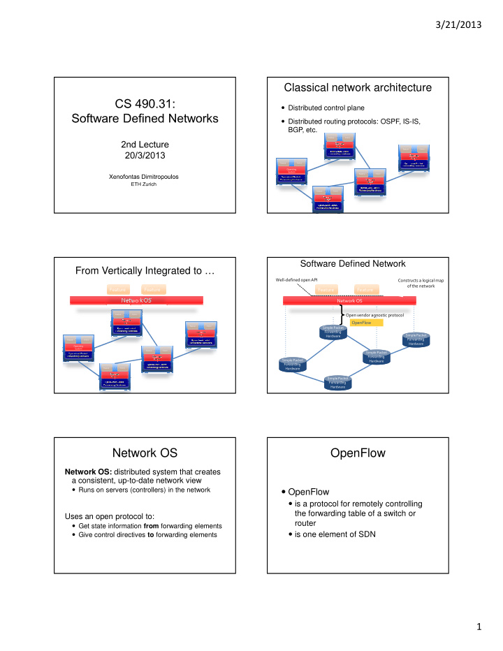 network os openflow