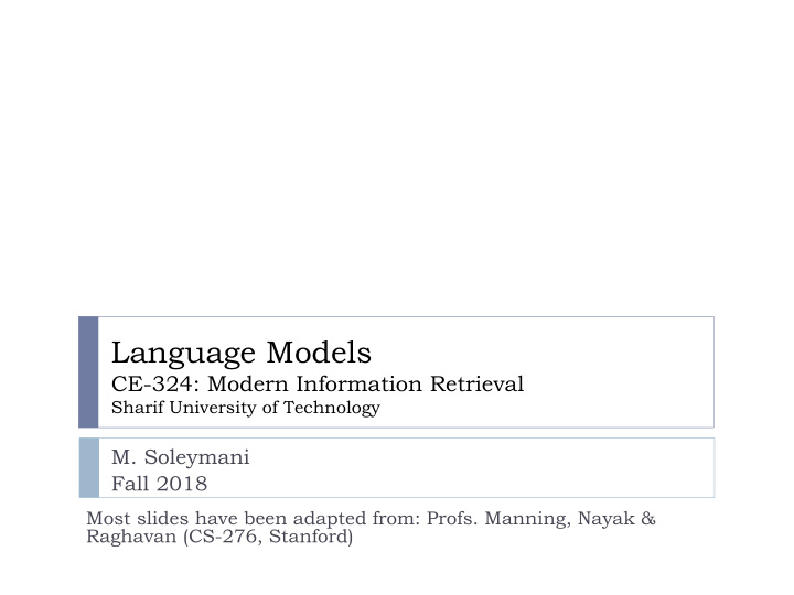 language models