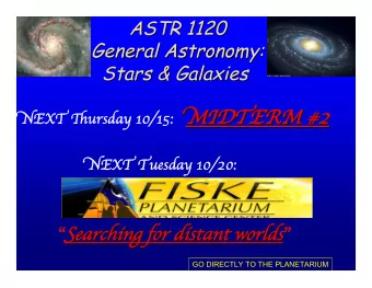 earching for dist stant world   stant world   GO DIRECTLY TO THE PLANETARIUM  The