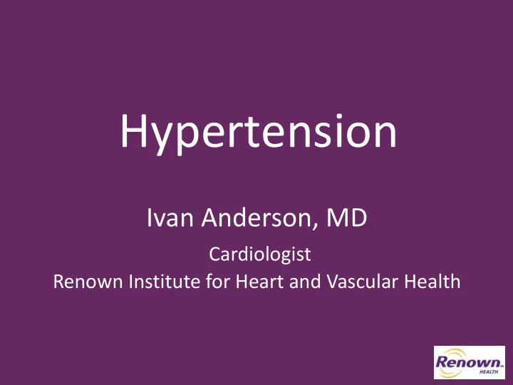 hypertension