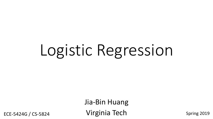 logistic regression