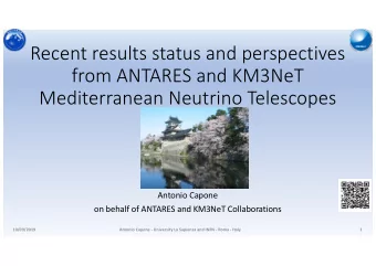 Recent results status and perspectives  from ANTARES and KM3NeT  Mediterranean Neutrino Telescopes