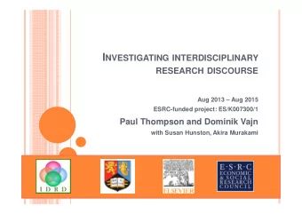 Look for monodisciplinary journals with a high clustering coefficient, and multidisciplinary