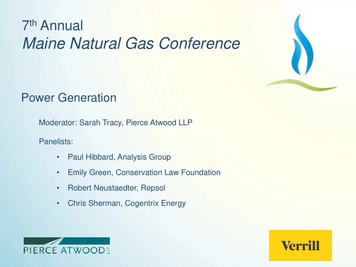 maine natural gas conference