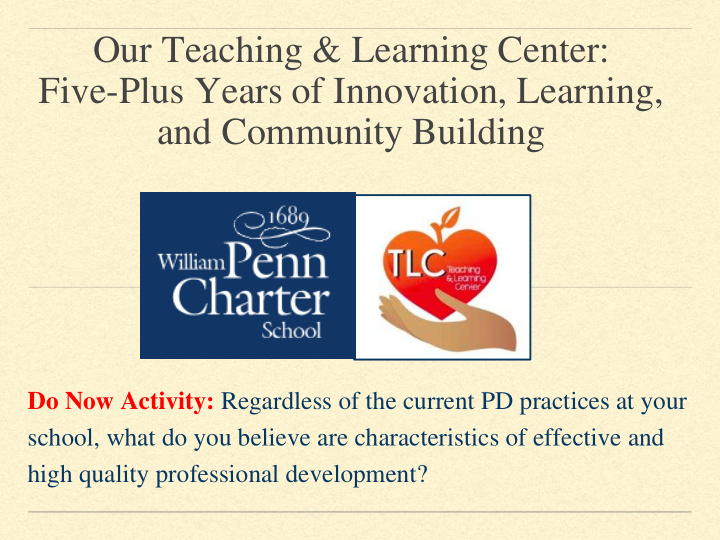 our teaching amp learning center five plus years of