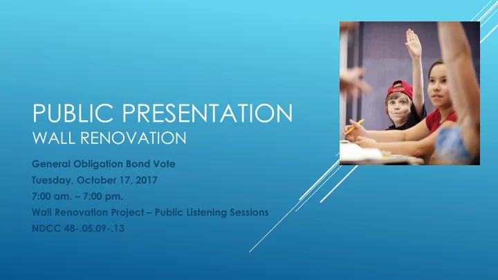 public presentation