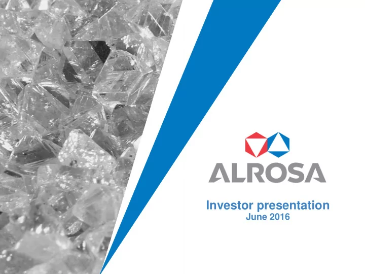 investor presentation