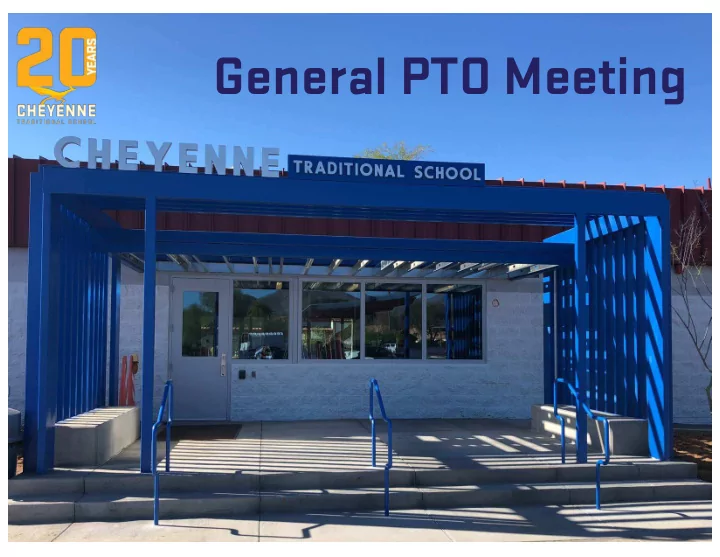 general pto meeting