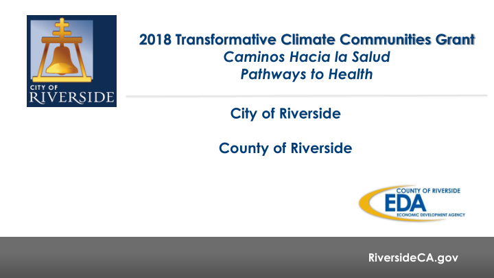 pathways to health city of riverside