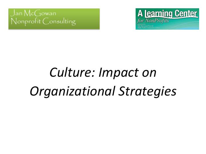 culture impact on organizational strategies