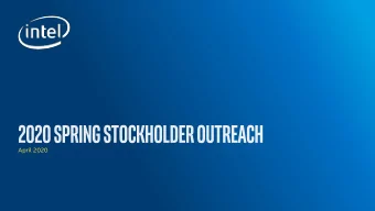 April 2020  COVID-19 Response Led by Management and Overseen by the Board  Responding to COVID-19
