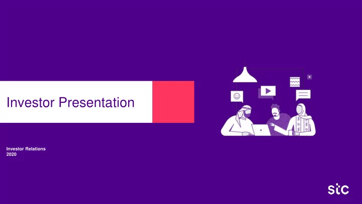 investor presentation