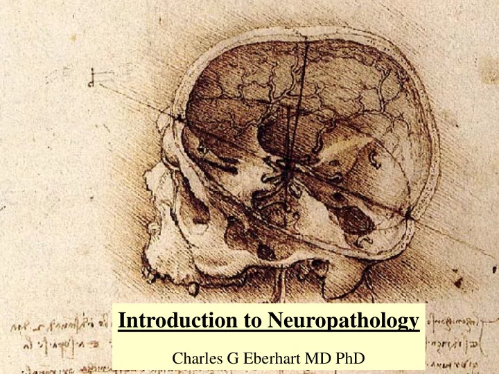 introduction to neuropathology