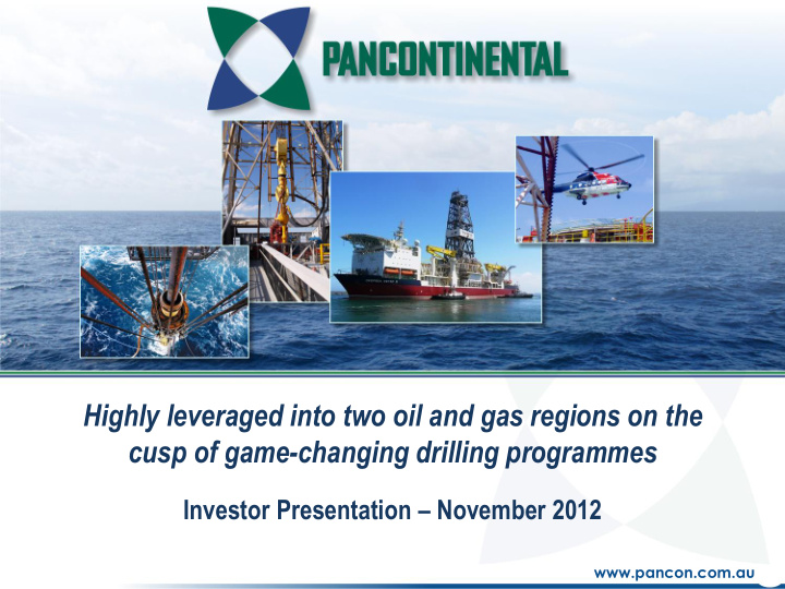 highly leveraged into two oil and gas regions on the cusp