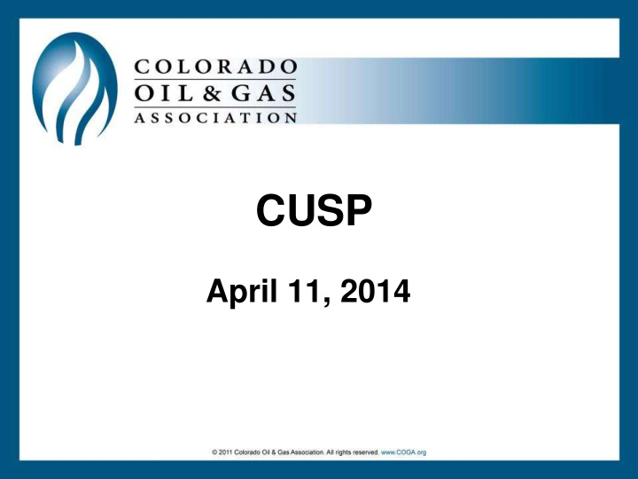 april 11 2014 o amp g in colorado