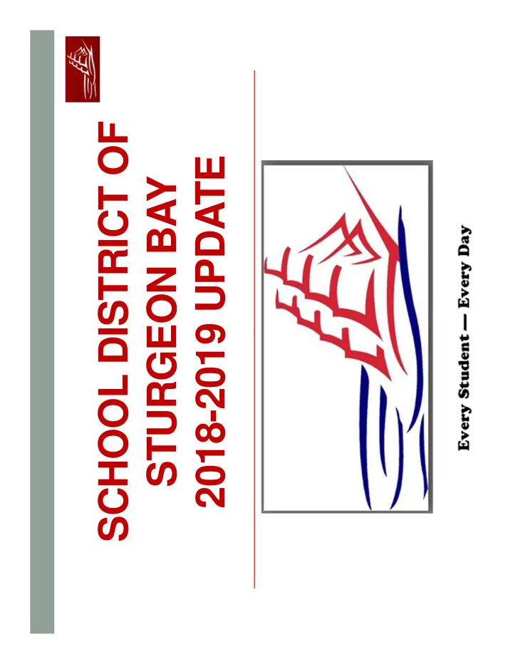 school district of 2018 2019 update sturgeon bay one