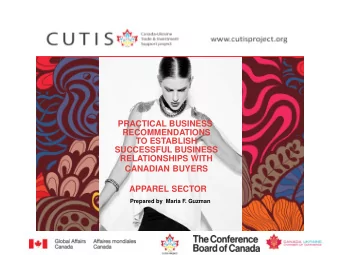 PRACTICAL BUSINESS  RECOMMENDATIONS  TO ESTABLISH  SUCCESSFUL BUSINESS  RELATIONSHIPS WITH