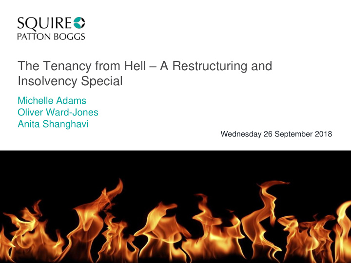 the tenancy from hell a restructuring and insolvency
