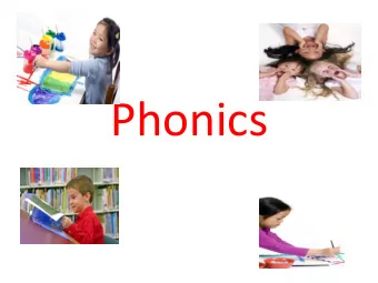Phonics  What is phonics?  Phonics is the back-to-basics method of  reading that teaches
